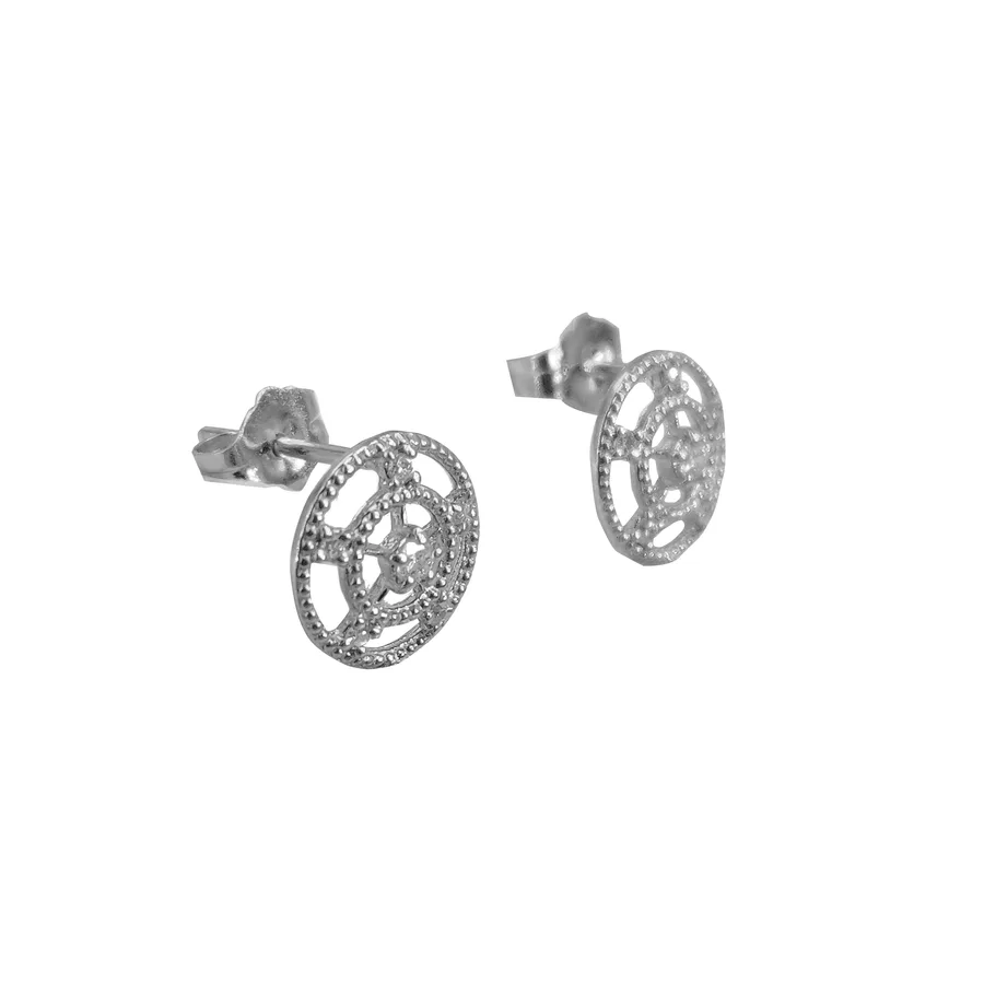עגילי זהב ויהלומים - Stella Star
