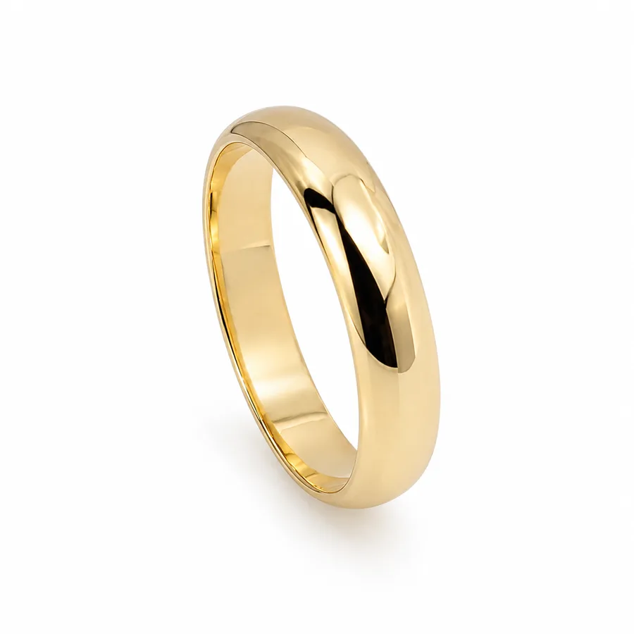 טבעת נישואין זהב - WEDDING -3.50mm