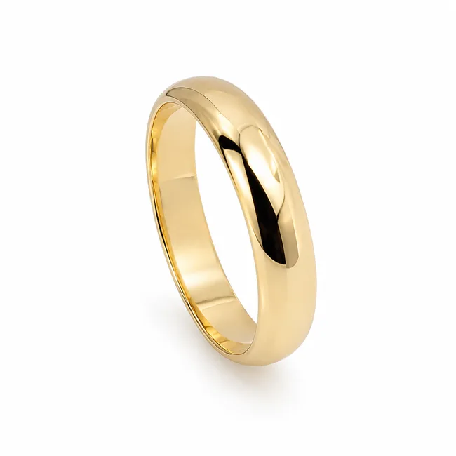 טבעת נישואין זהב - WEDDING -3.50mm